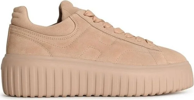 Hogan H-Striped Lace-Up Sneakers