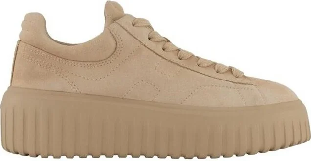 Hogan H-Striped Lace-Up Sneakers
