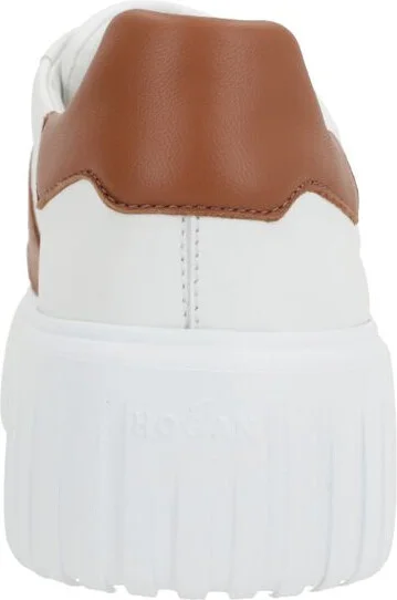 Hogan 'H Stripes' Ivory Leather Sneakers - Image 6