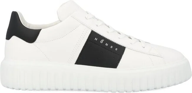Hogan H-Stripes Lace-Up Sneakers