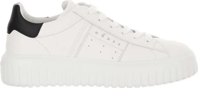 Hogan H-Stripes Lace-Up Sneakers