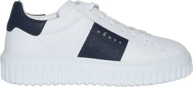 Hogan H-Stripes Lace-Up Sneakers