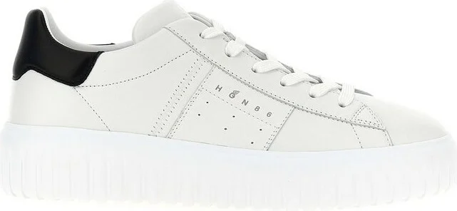 Hogan H-Stripes Lace-Up Sneakers