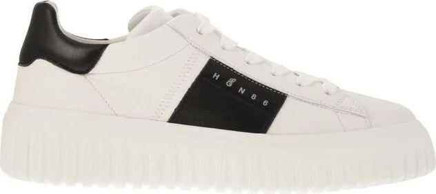 Hogan H-Stripes Lace-Up Sneakers