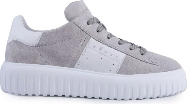 Hogan H-Stripes Lace-Up Sneakers