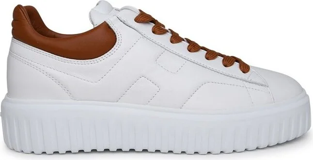 Hogan H-Stripes Lace-Up Sneakers