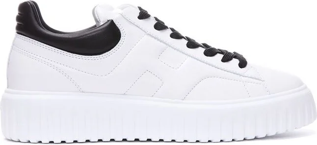 Hogan H-Stripes Lace-Up Sneakers