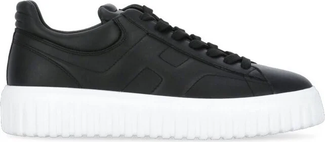 Hogan H-Stripes Lace-Up Sneakers