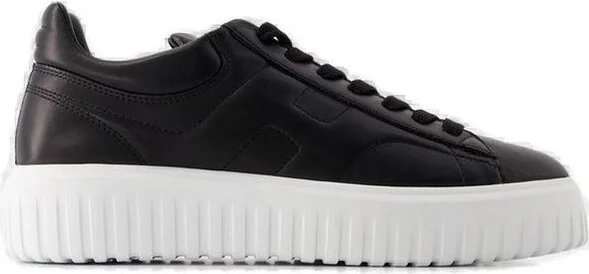 Hogan H-Stripes Lace-Up Sneakers