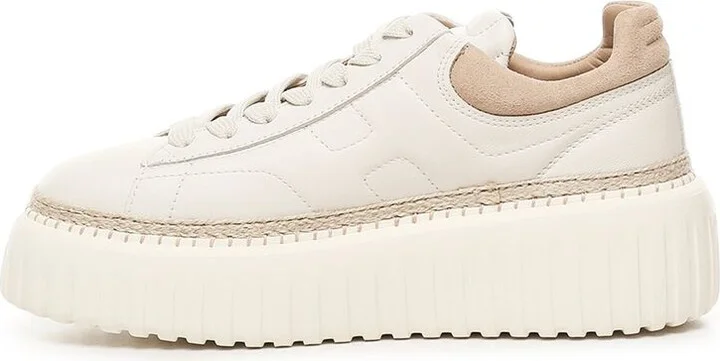Hogan H-Stripes Leather Sneakers - Image 10