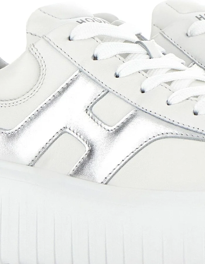 Hogan H-Stripes Leather Sneakers - Image 2