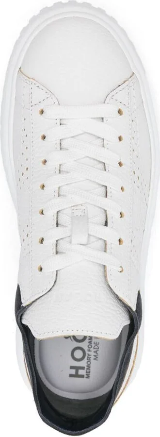 Hogan H-Stripes Leather Sneakers - Image 2