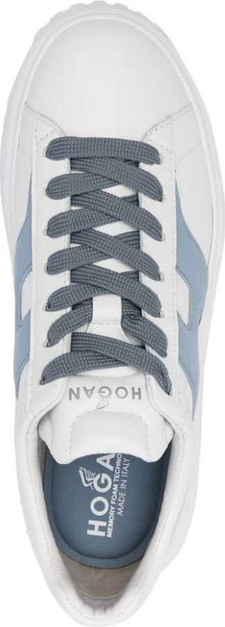 Hogan H-Stripes Leather Sneakers - Image 2