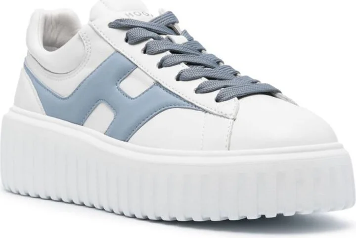 Hogan H-Stripes Leather Sneakers - Image 3