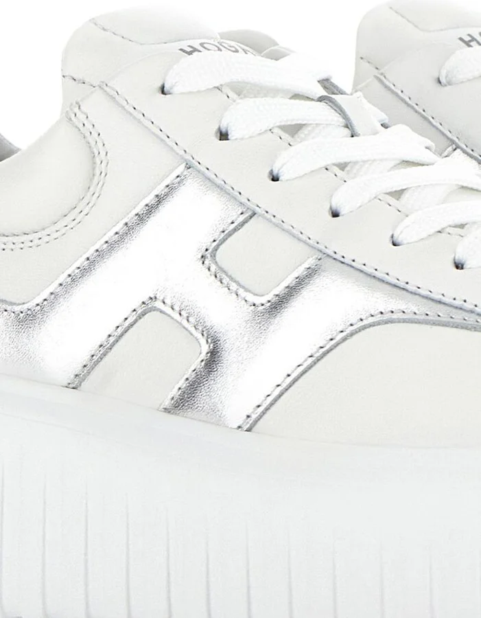 Hogan H-Stripes Leather Sneakers - Image 2