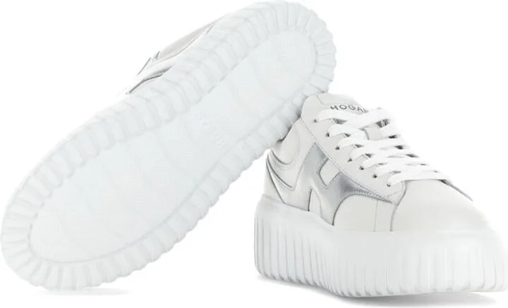 Hogan H-Stripes Leather Sneakers - Image 3