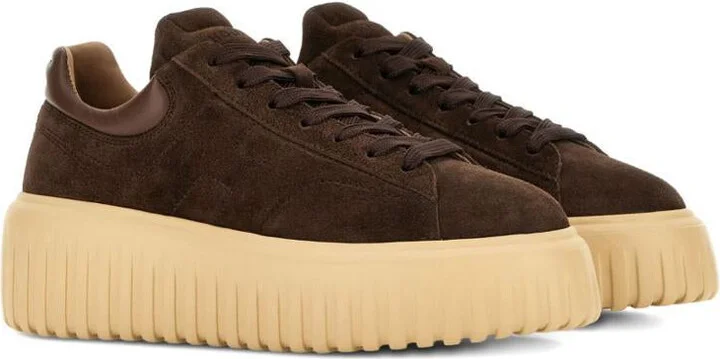 Hogan H-Stripes Leather Sneakers - Image 2