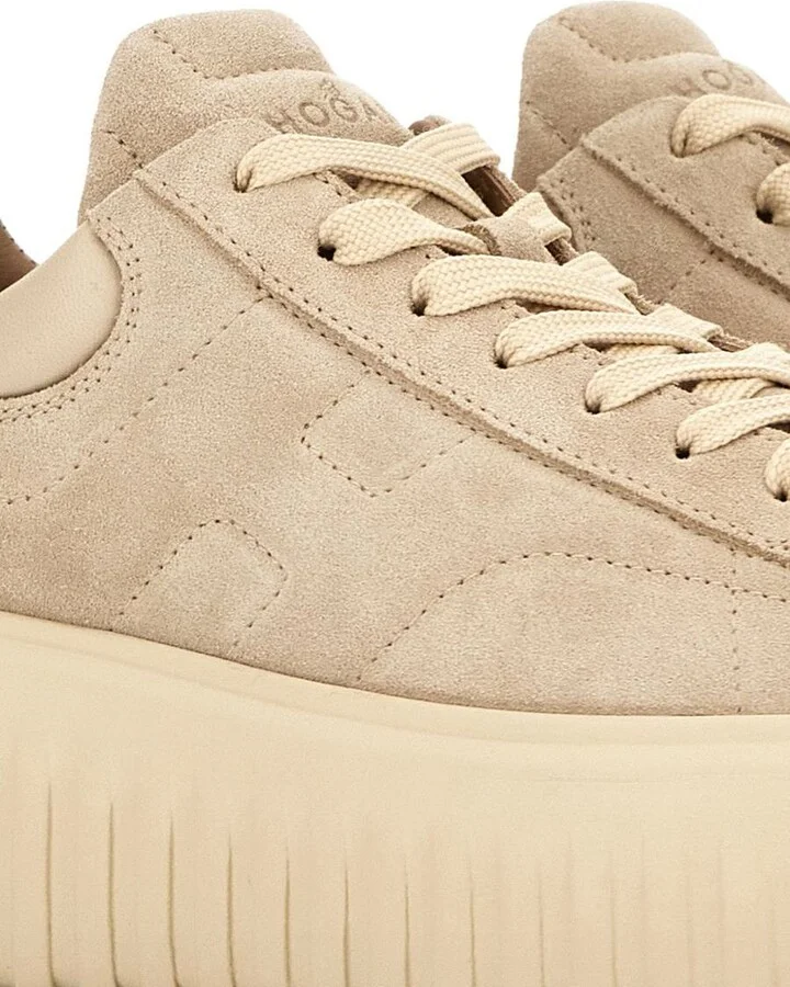 Hogan H-Stripes Leather Sneakers - Image 4