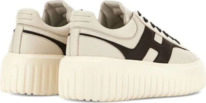 Hogan H-Stripes Leather Sneakers - Image 4