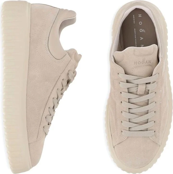 Hogan H-Stripes Leather Sneakers - Image 2