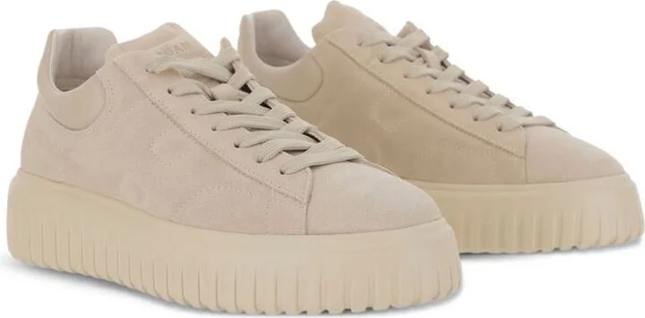 Hogan H-Stripes Leather Sneakers - Image 4