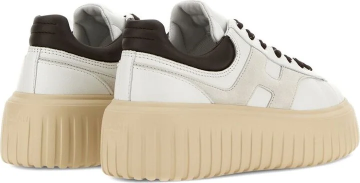Hogan H-Stripes Leather Sneakers - Image 2