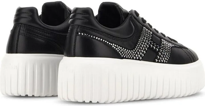 Hogan H-Stripes Leather Sneakers - Image 5