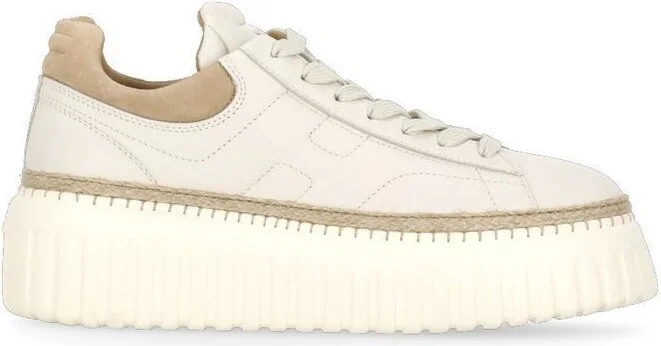 Hogan H-Stripes Leather Sneakers