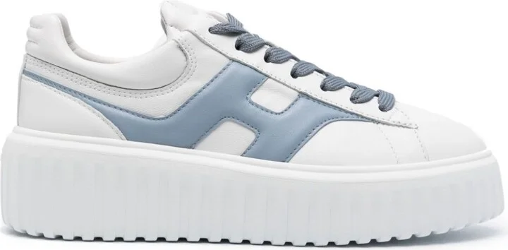 Hogan H-Stripes Leather Sneakers