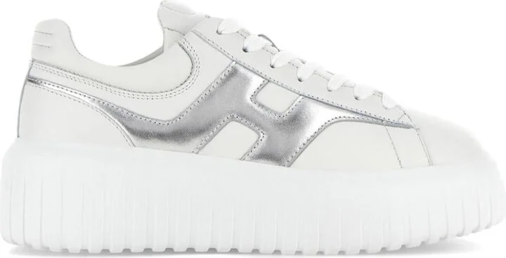 Hogan H-Stripes Leather Sneakers