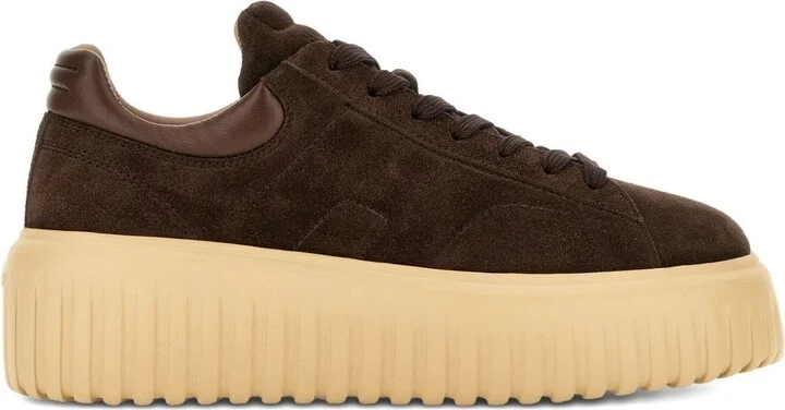 Hogan H-Stripes Leather Sneakers