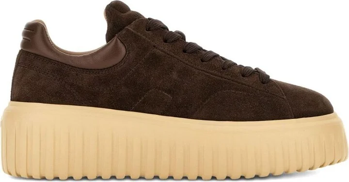 Hogan H-Stripes Leather Sneakers