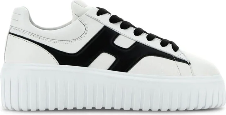 Hogan H-Stripes Leather Sneakers