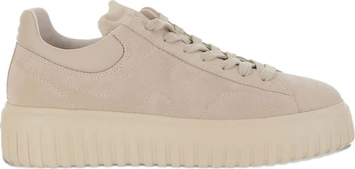 Hogan H-Stripes Leather Sneakers