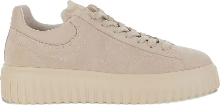 Hogan H-Stripes Leather Sneakers