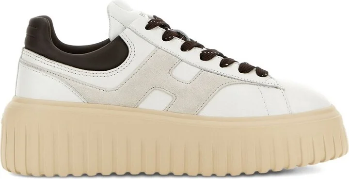 Hogan H-Stripes Leather Sneakers