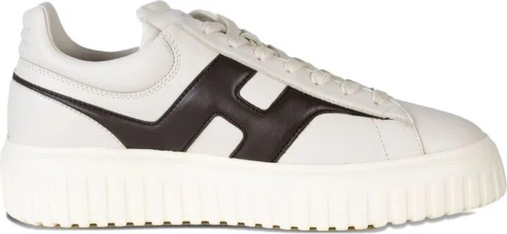 Hogan H-Stripes Leather Sneakers
