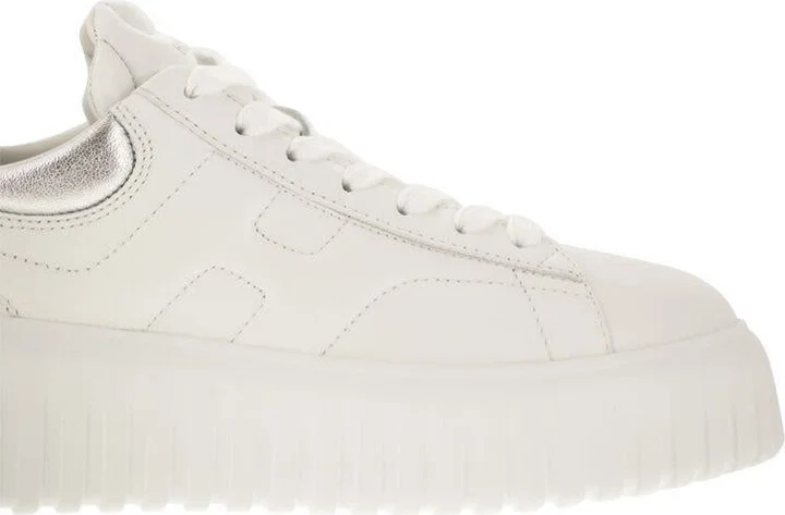 Hogan H-Stripes Leather Trainers - Image 6