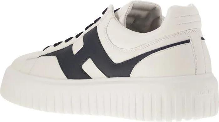 Hogan H-Stripes - Leather Trainers With Side H - Image 3