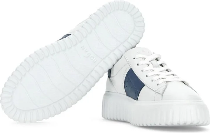 Hogan H-Stripes Nappa Leather Sneakers Shoes - Image 4
