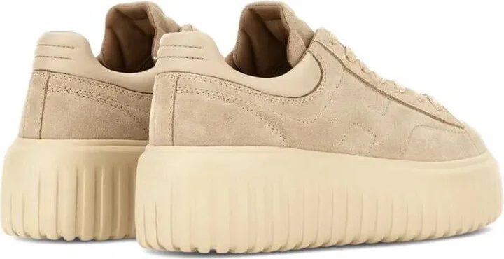 Hogan H-Stripes Suede Sneakers Shoes - Image 5
