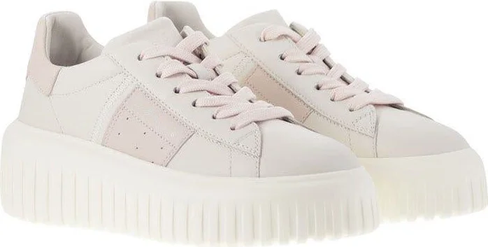 Hogan H-Stripes Trainers With Side Band - Image 4