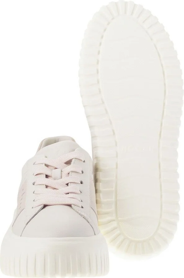 Hogan H-Stripes Trainers With Side Band - Image 5