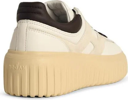 Hogan 'H-Stripes' White Leather Sneakers - Image 3