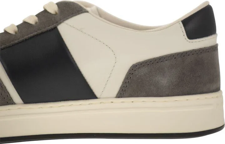 Hogan H-Tv Leather And Suede Trainers - Image 7