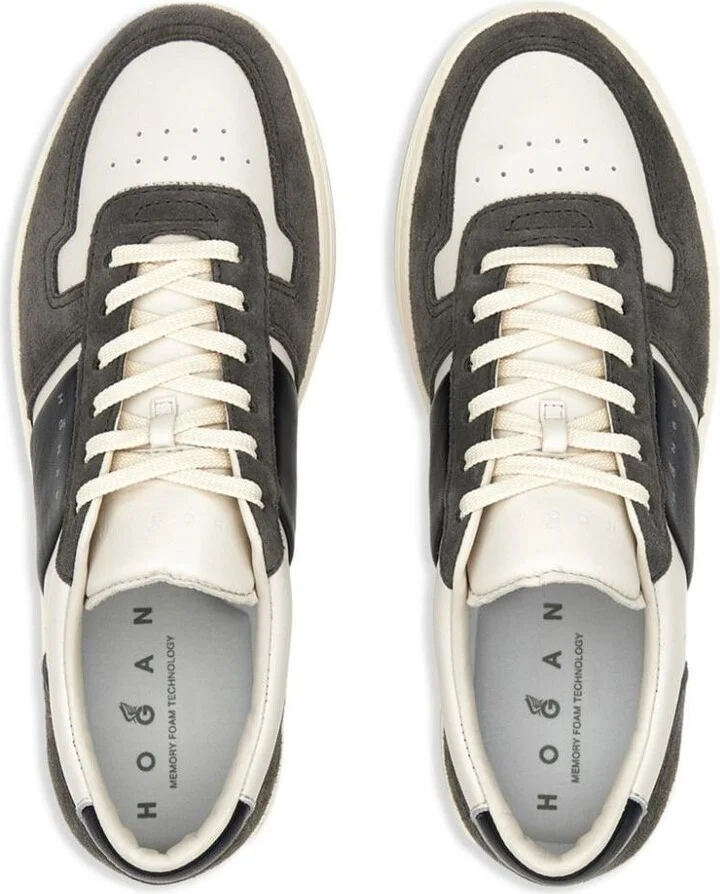 Hogan H-Tv Smooth And Suede Leather Sneakers Shoes - Image 3