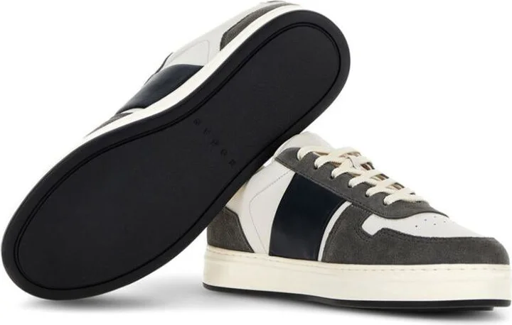 Hogan H-Tv Smooth And Suede Leather Sneakers Shoes - Image 5