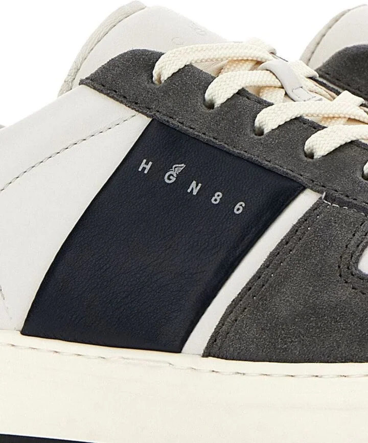 Hogan H-Tv Smooth And Suede Leather Sneakers Shoes - Image 6
