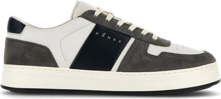 Hogan H-Tv Smooth And Suede Leather Sneakers Shoes