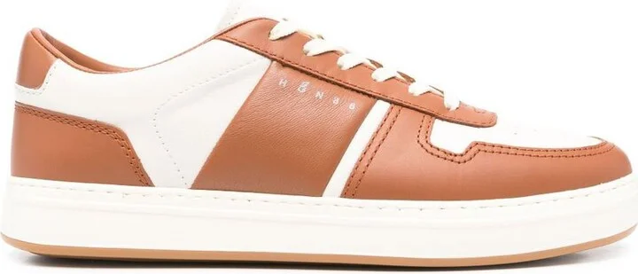 Hogan H-Tv Two-Tone Nappa Sneakers Shoes